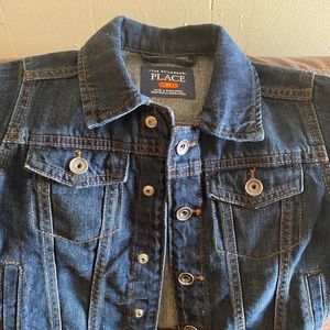 Gently used blue jeans children’s place jacket